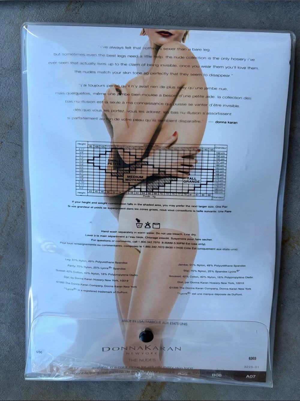 Donna Karan Vintage 90’s Y2K Hosiery Trio - Black, Sheer size Medium
